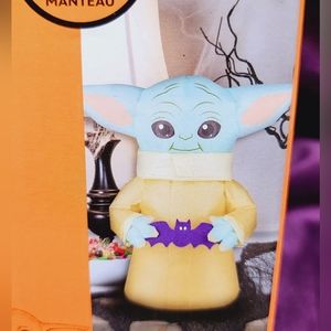 Star Wars Mandalorian Grogu Inflatable Tabletop or Mantle 20in Disney Baby Yoda